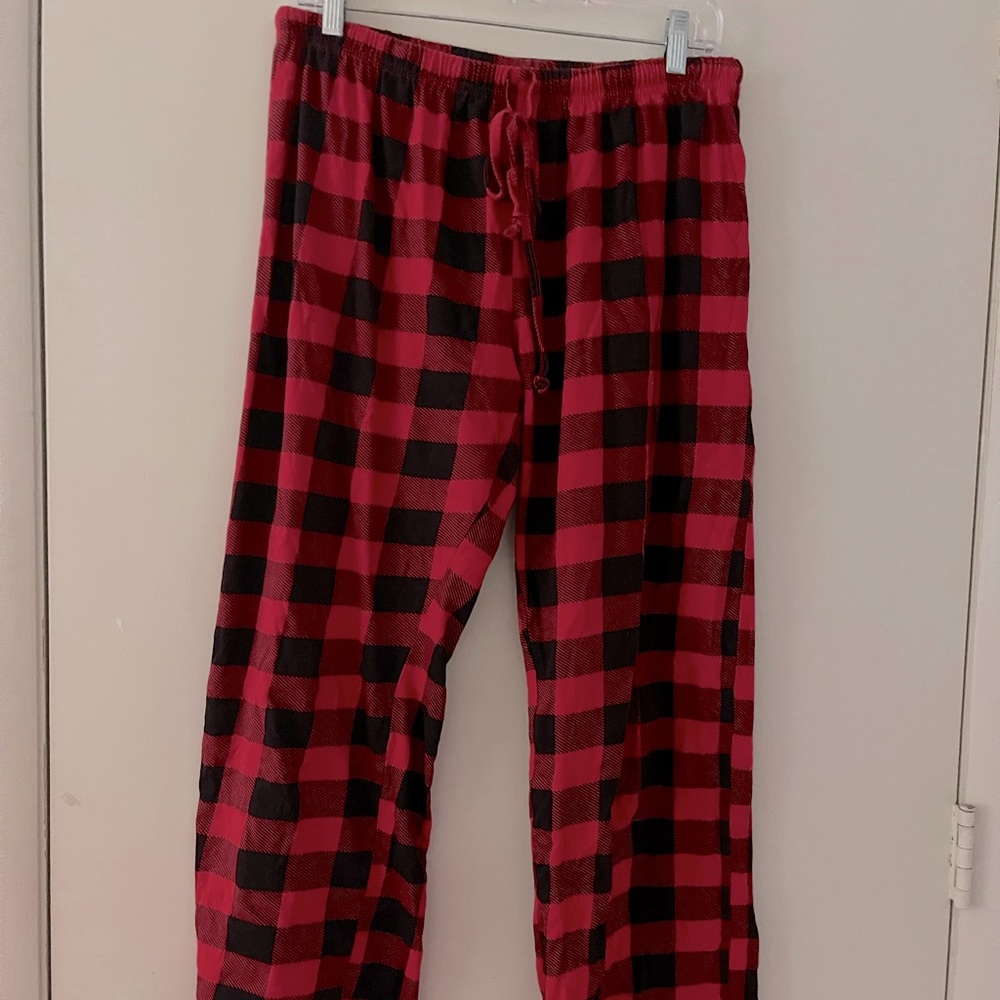 plaid pj pants